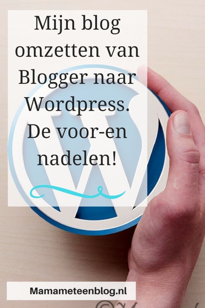 Wordpress Blogger mamameteenblog.nl