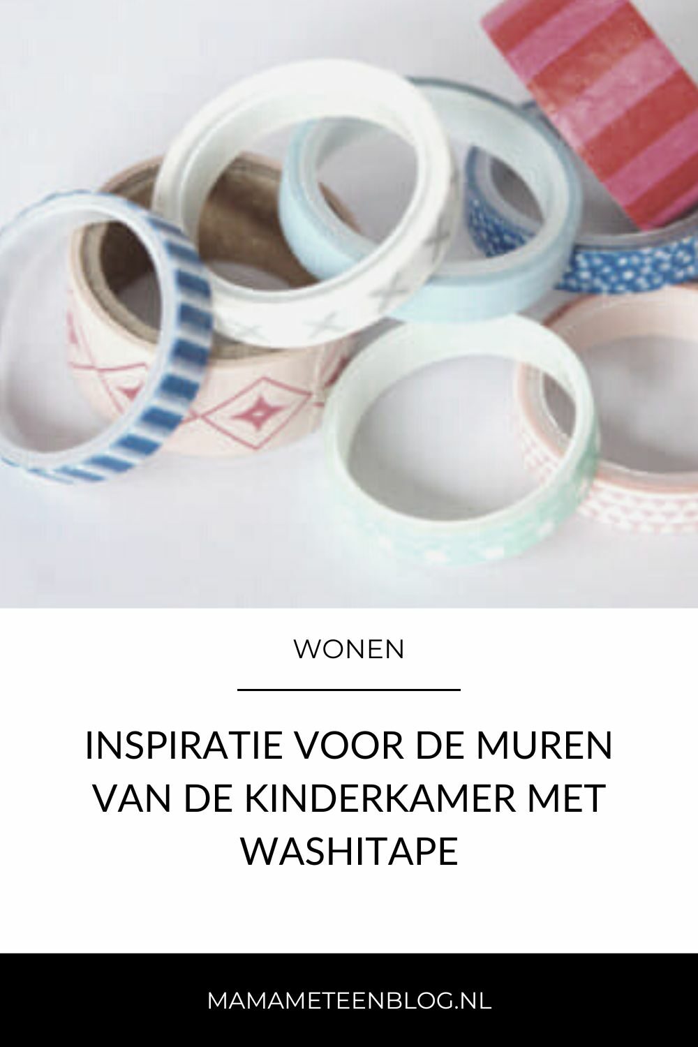 Inspiratie voor de muren van de kinderkamer met washitape  mamameteenblog.nl