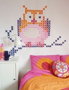 muur kinder kamer mamameteenblog.nl