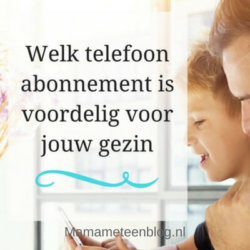 telefoonabonnement voordelig gezin mamameteenblog.nl