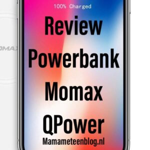 Review Powerbank Momax QPower mamameteenblog.nl