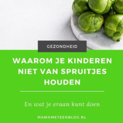 Waarom kinderen niet van spruitjes houden mamameteenblog.nl