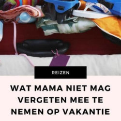 inpakken vakantie mama mamameteenblog.nl