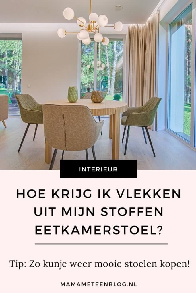 vlekken uit eetkamerstoelen mamameteenblog.nl