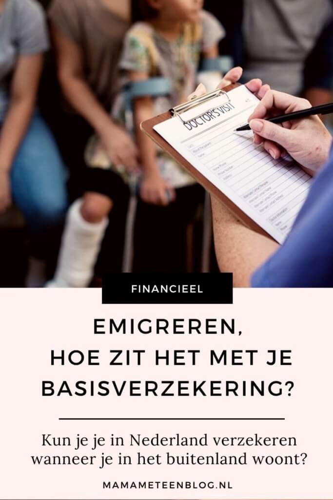 emigreren basisverzekering mamameteenblog.nl