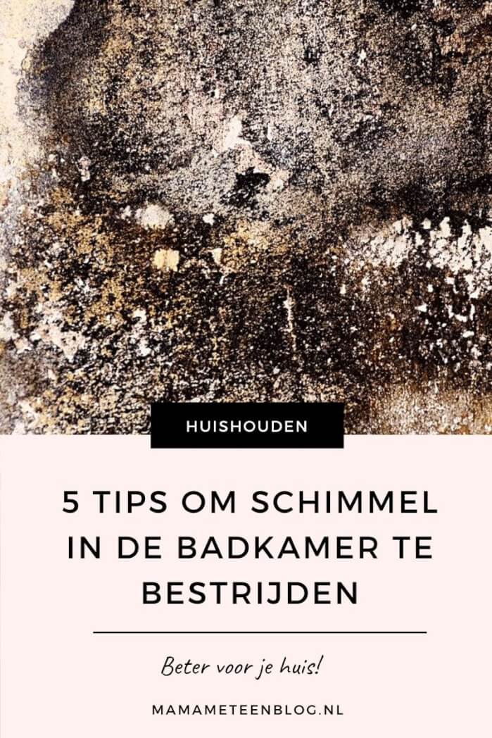 5 tips om schimmel in de badkamer te bestrijden