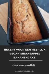 Recept vegan sinaasappelbananencake mamameteenblog.nl
